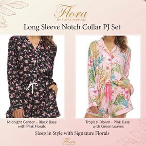 Flora by Flora Nikrooz Notch Collar PJ Set